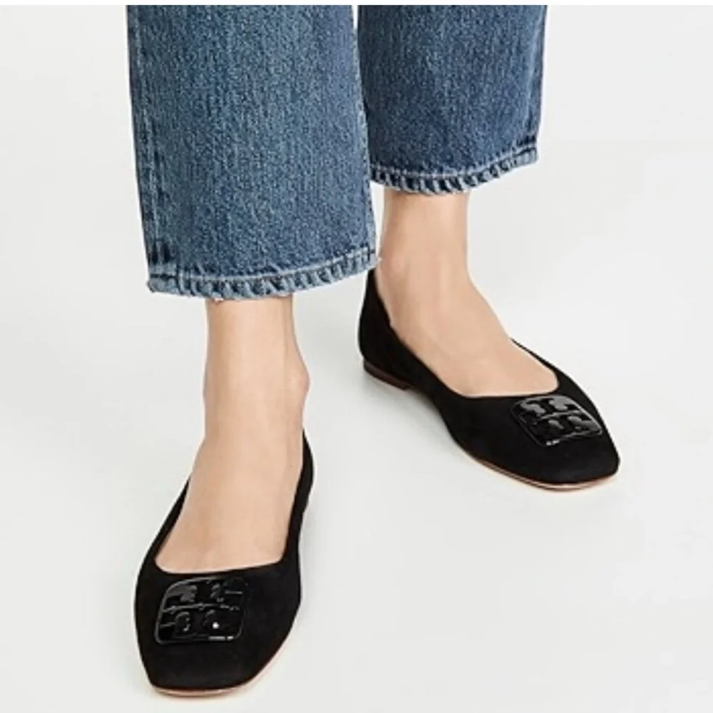 New tory burch Georgia Ballet in Perfect Black - Picture 7 of 10